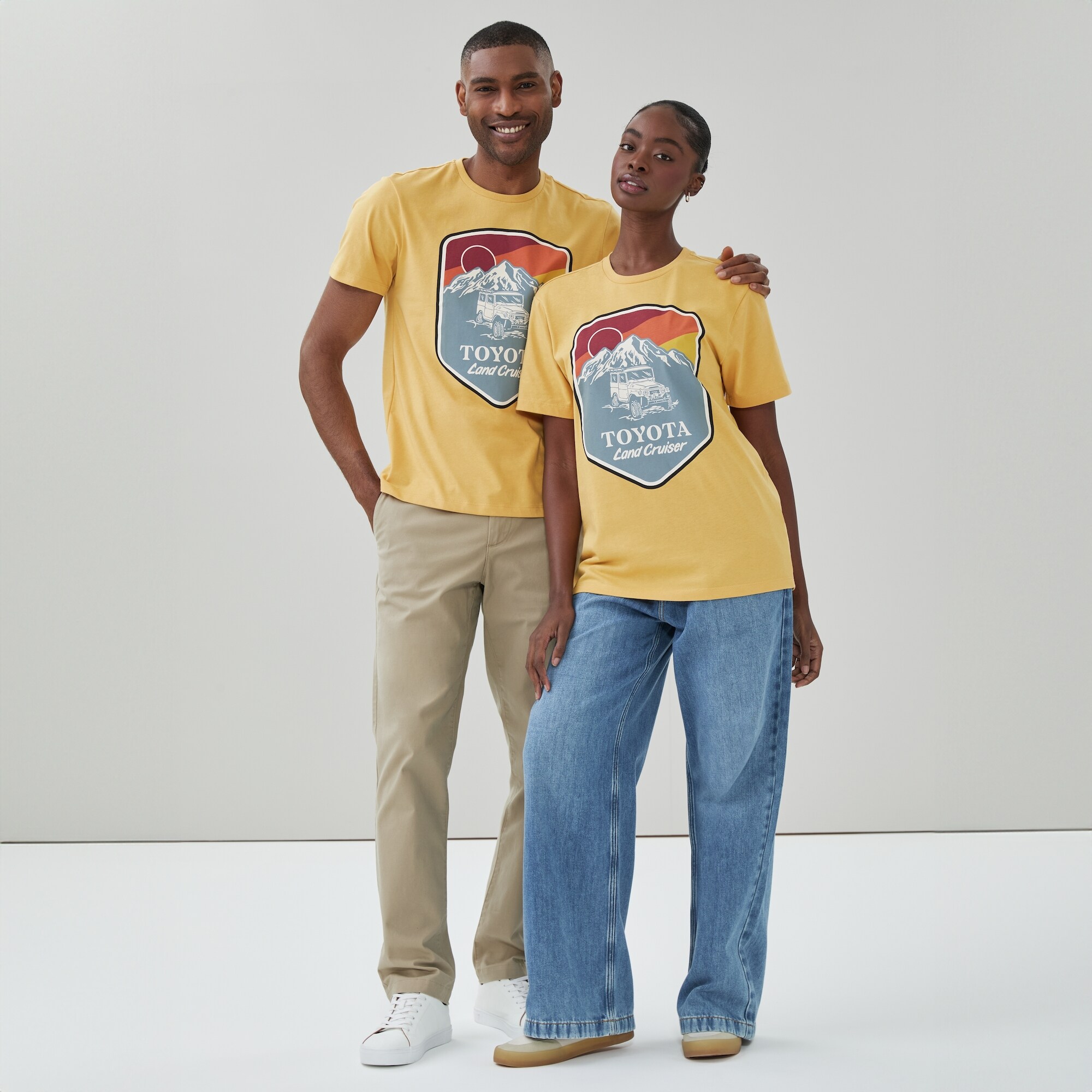 T-shirt imprimé Toyota Land Cruiser pour adultes