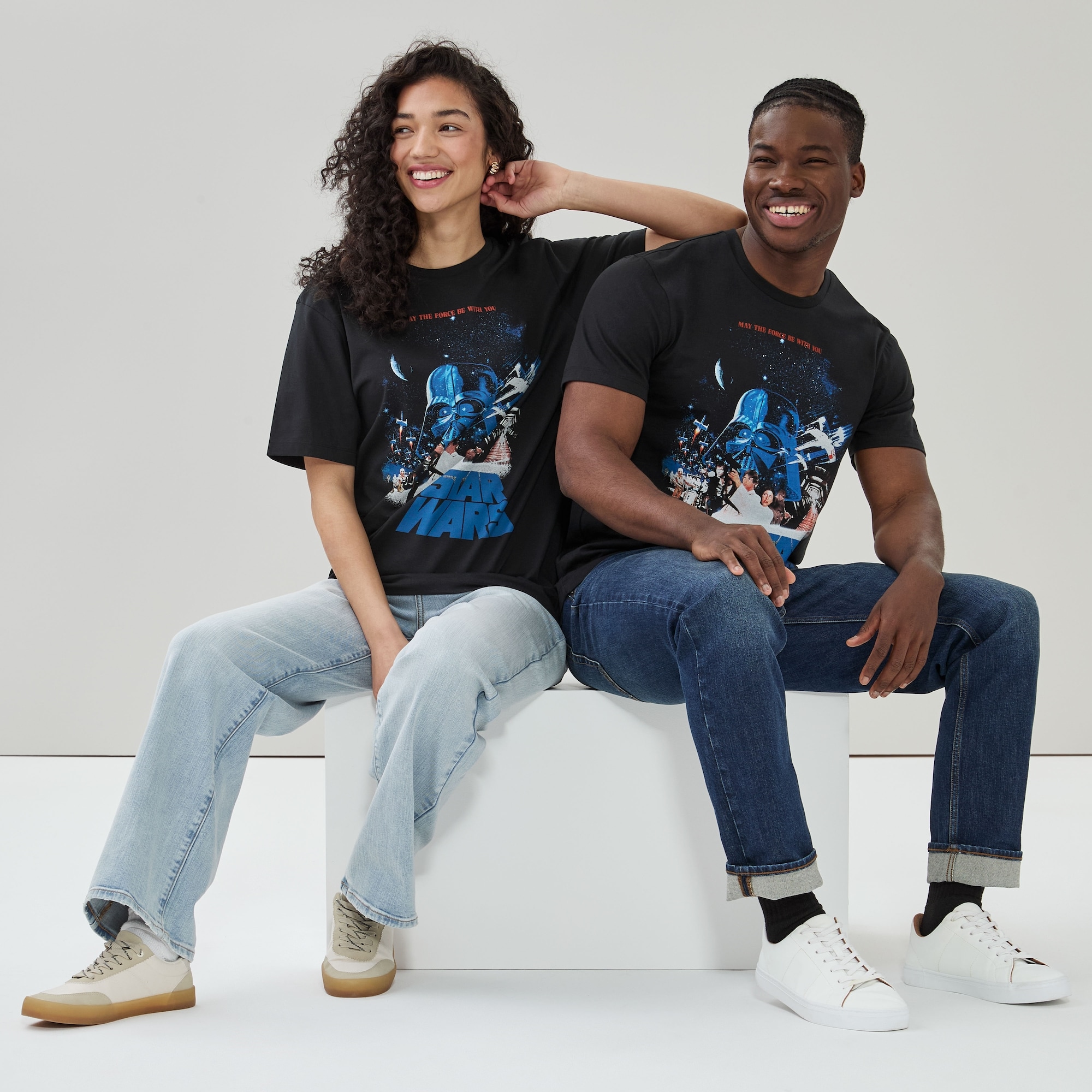 Adult Star Wars T-Shirt in Black from Joe Fresh