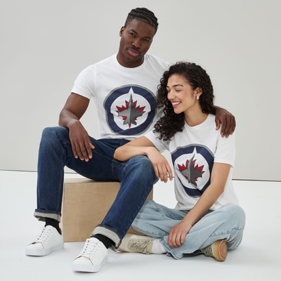 Adult NHL Winnipeg Jets T-Shirt - White