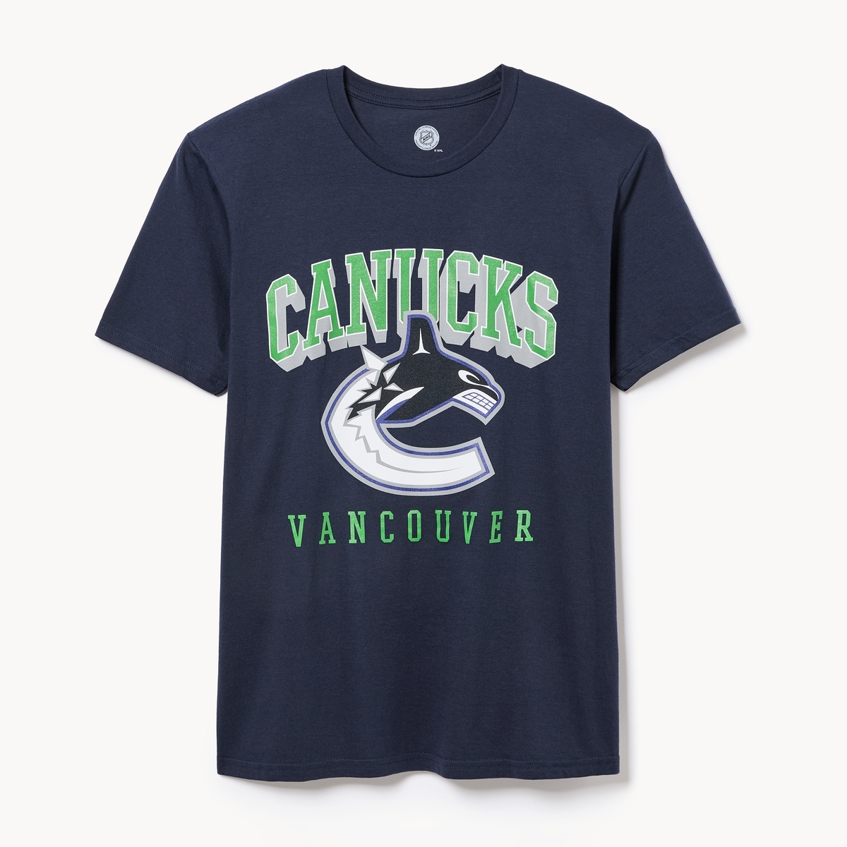 Adult NHL Vancouver Canucks T-Shirt - Navy