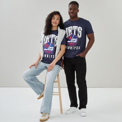 Adult NHL Winnipeg Jets T-Shirt - Navy