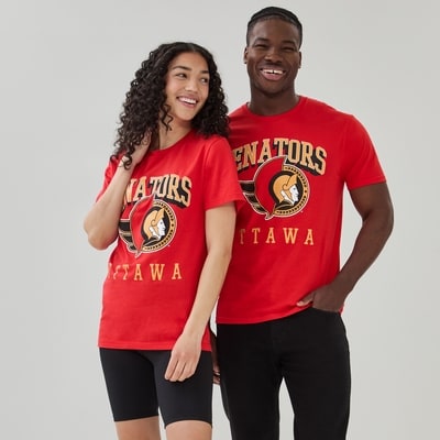 Joe Fresh T-shirt LNH Senators d’Ottawa pour adultes 1 ea, 30,00 $/1ch
