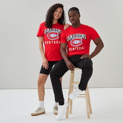 T-shirt LNH Canadiens de Montréal pour adultes - Rouge