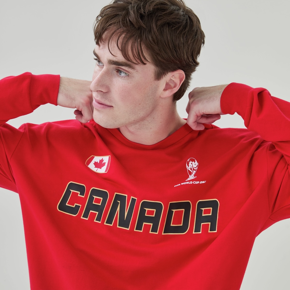 Men's FIFA World Cup 2026 Canada Sweatshirt - Bright Red