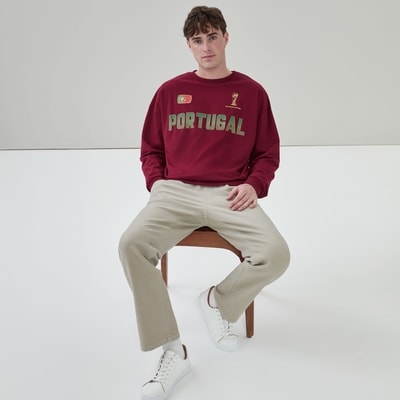 Adult FIFA World Cup 2026™ Portugal Sweatshirt - Dark Red