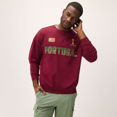 Chandail en molleton FIFA World Cup 2026™ Portugal - Rouge Foncé
