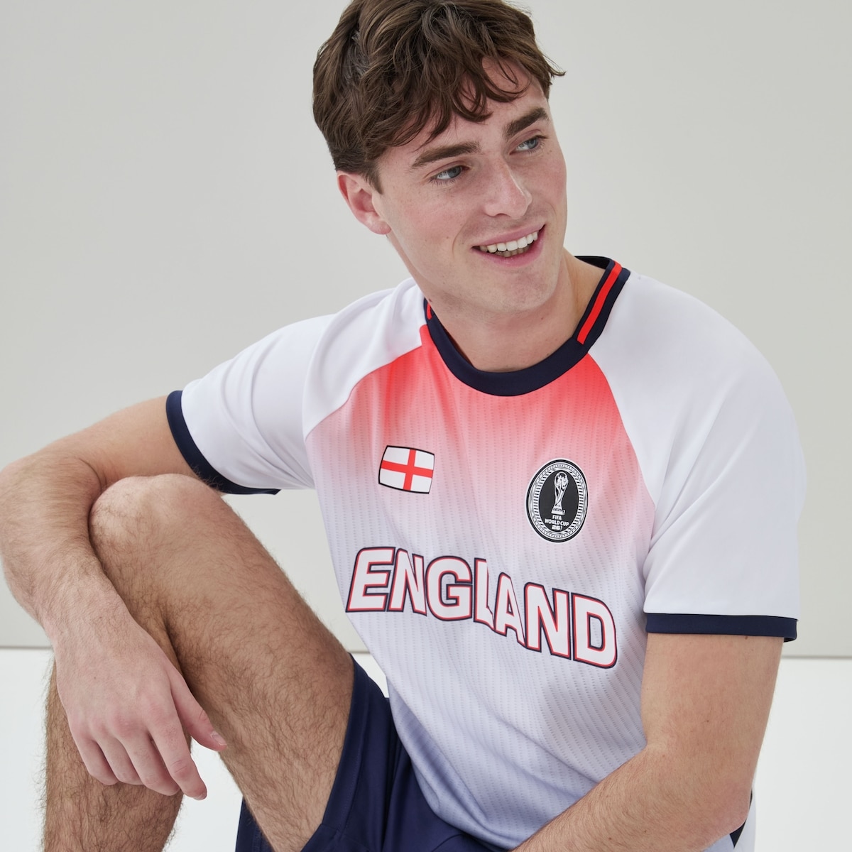 Adult FIFA World Cup 2026 England T-Shirt - White