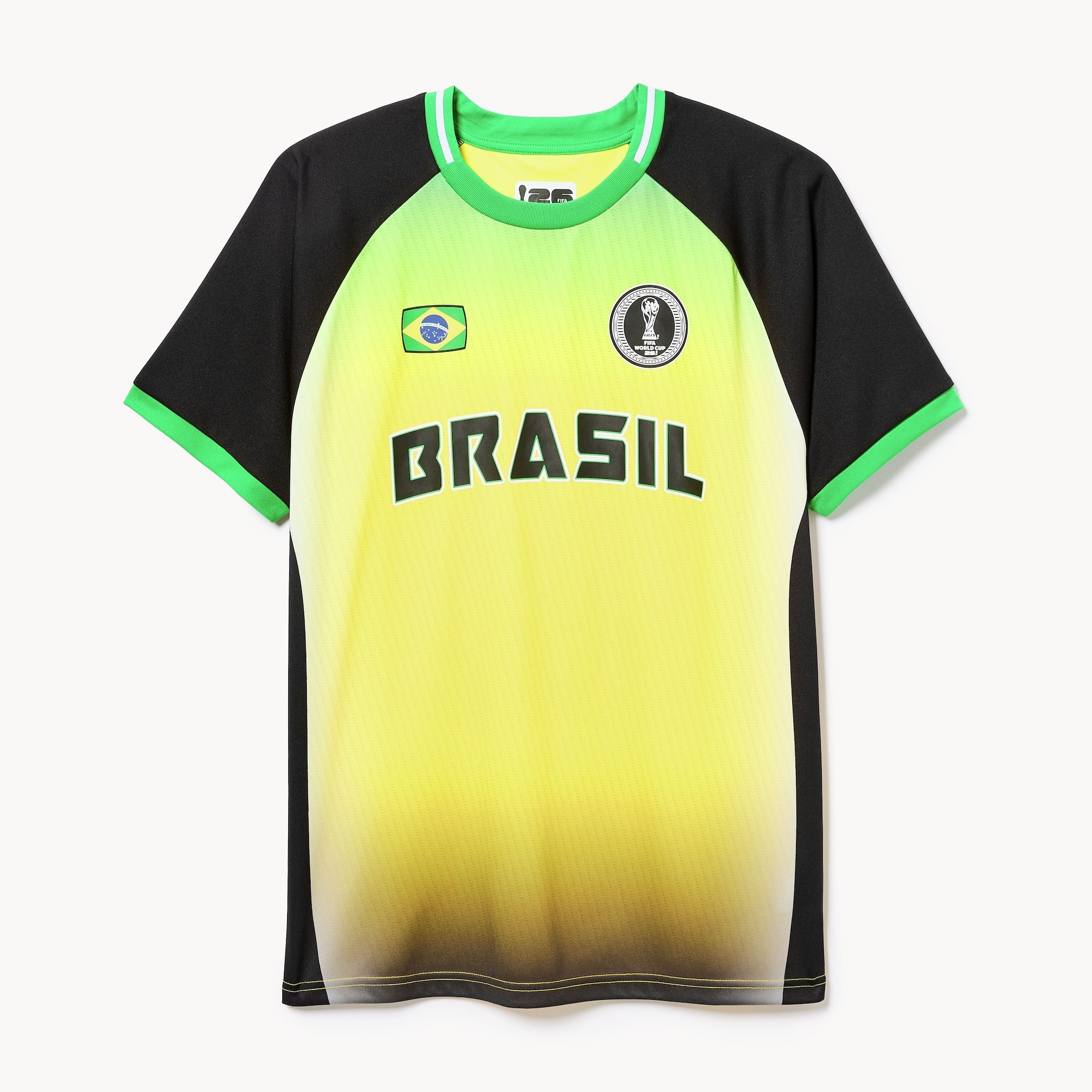 Adult FIFA World Cup 2026™ Brazil T-Shirt in Yellow from Joe Fresh Adult FIFA World Cup 2026™ Brazil T-Shirt in Yellow from Joe Fresh