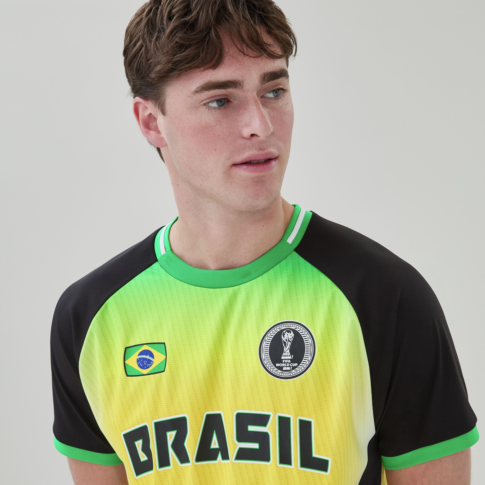 Adult FIFA World Cup 2026™ Brazil T-Shirt in Yellow from Joe Fresh
