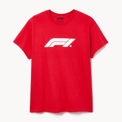 T-shirt imprimé Formule 1 pour adultes - ROUGE cerise
