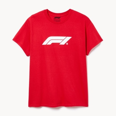 T-shirt imprimé Formule 1 pour adultes - ROUGE cerise