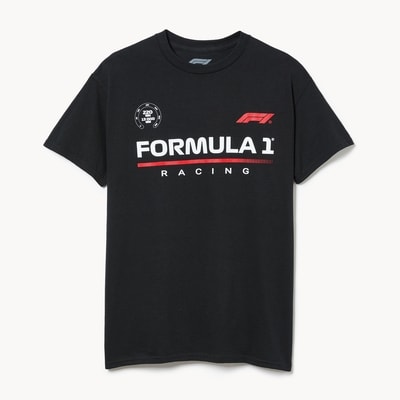 Adult Formula 1 Graphic T-Shirt - Black