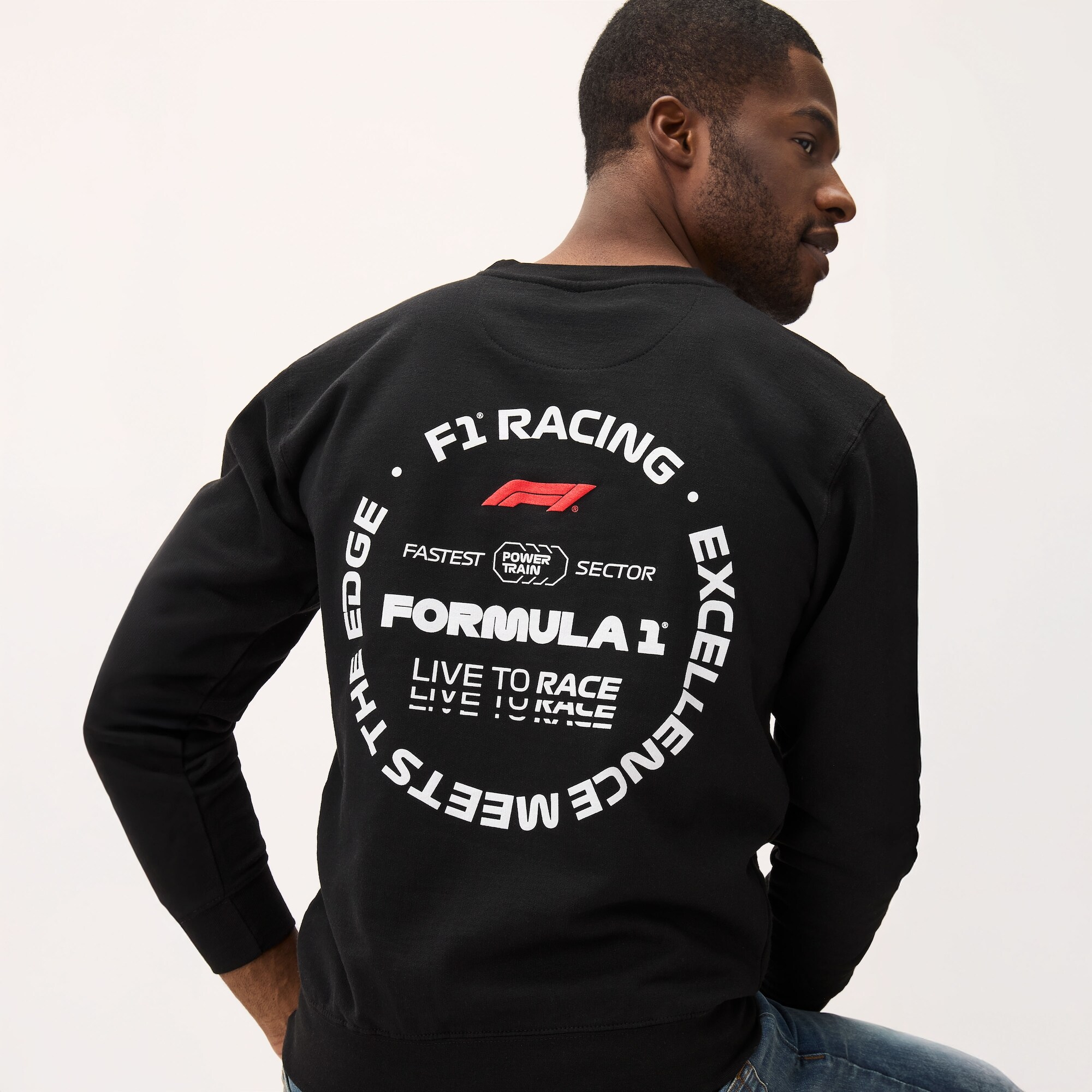 Chandail en molleton imprimé Formule 1, adultes