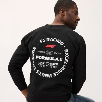Adult Formula 1 Graphic Sweatshirt - Black