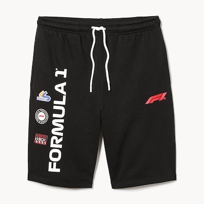 Short sans attache Formule 1 pour adultes - Noir