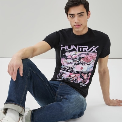 Adult K-Pop Demon Hunters T-Shirt - Black