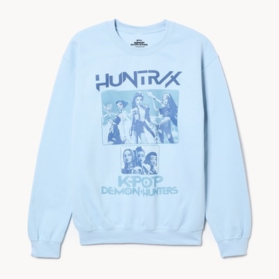 Adult K-Pop Demon Hunters Sweatshirt  - Light Blue