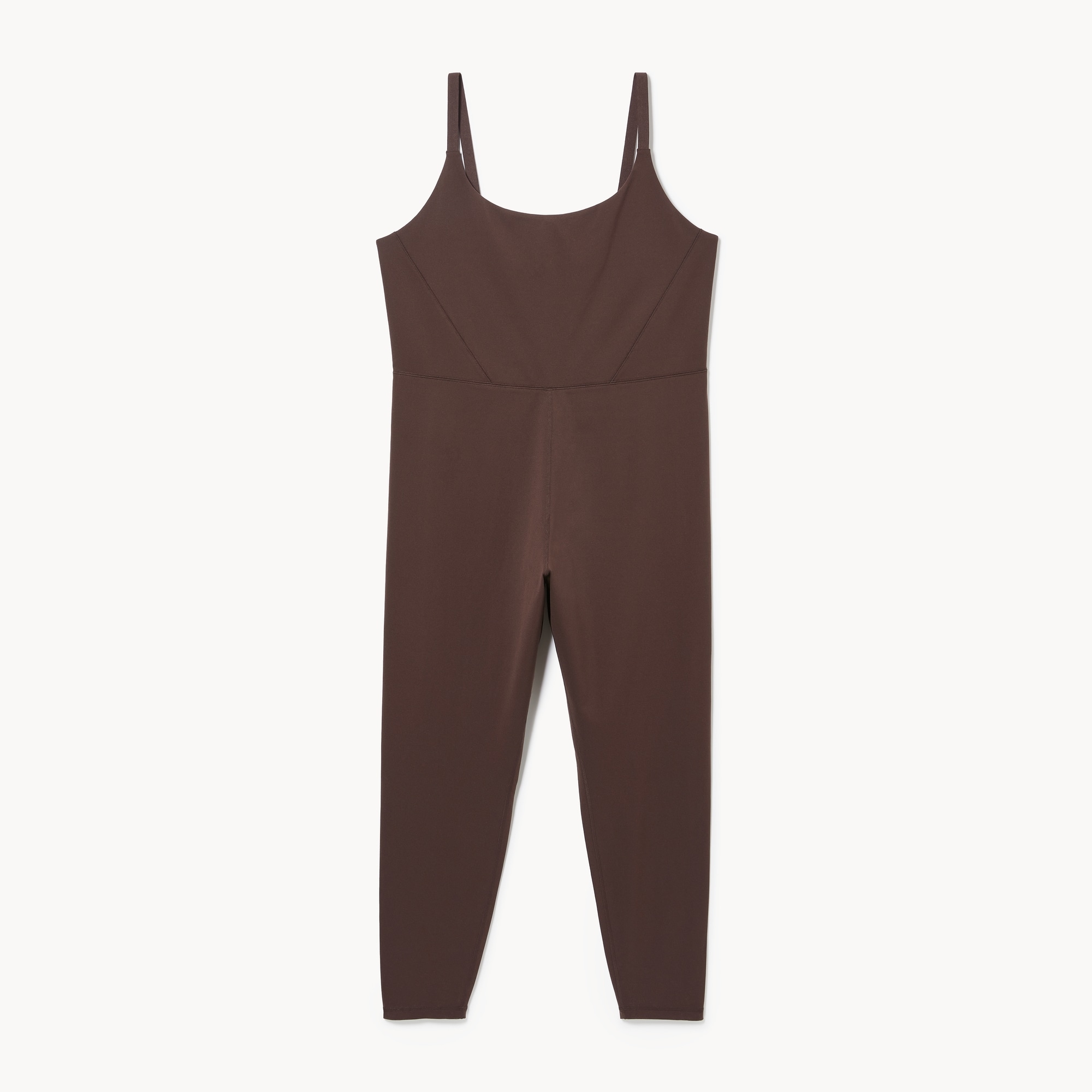 Women+ Alessia Sculpting Jumpsuit in Dark Brown from Joe Fresh