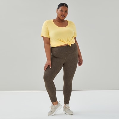 Legging sport classique Femmes+ - Mélange De Brun Foncé