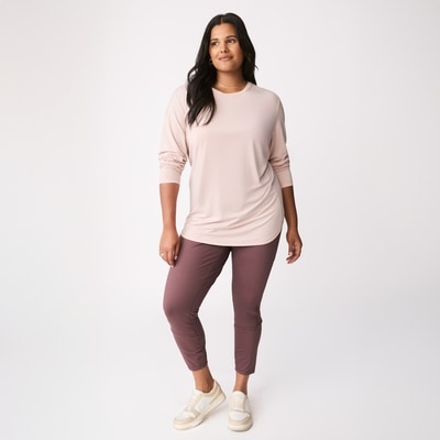 Women+ Active Moisture-Wicking Long Sleeve - Dusty Rose