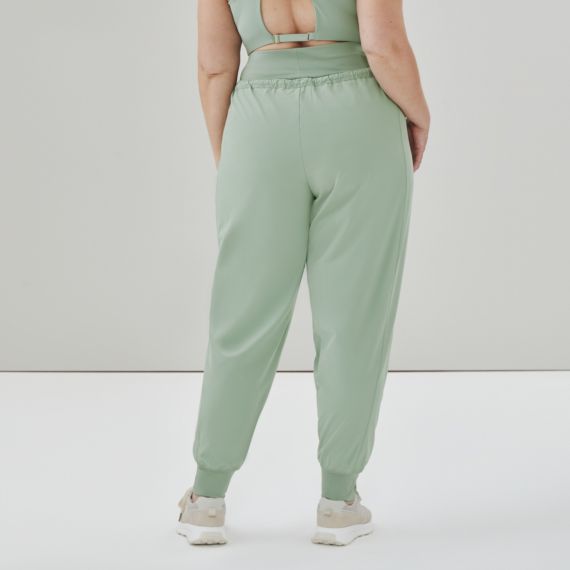Pantalon de jogging sport à taille haute Femmes+
