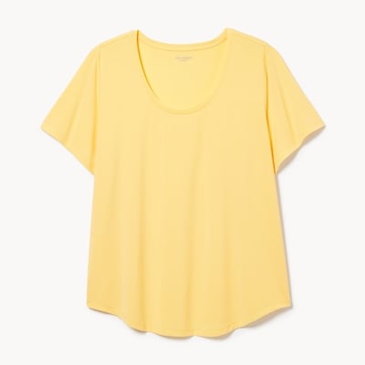 Women+ Active Scoop Neck T-Shirt - Yellow
