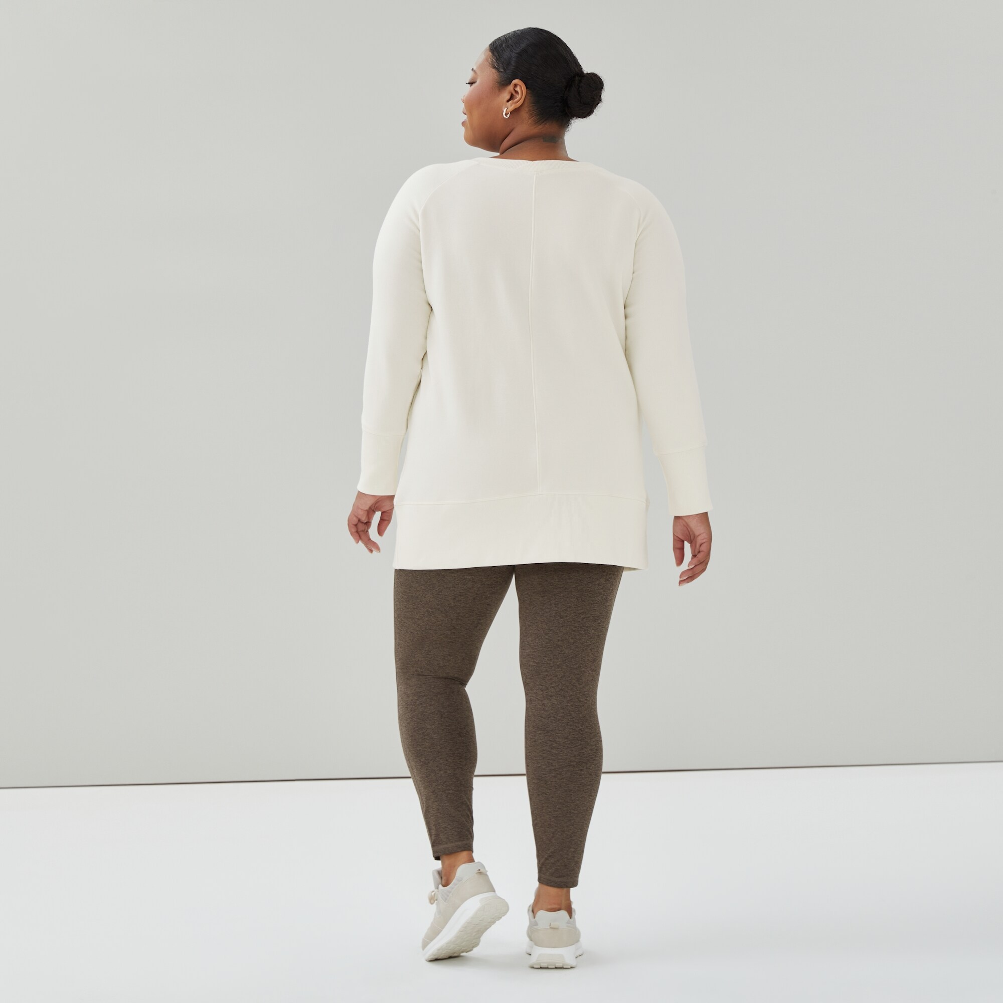 Women+ Active Fleece V-Neck Sweatshirt
