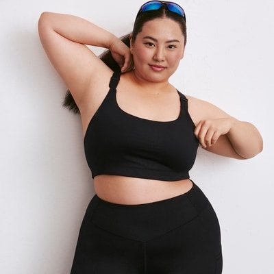 Women+ Active Momentum Sports Bra - Black