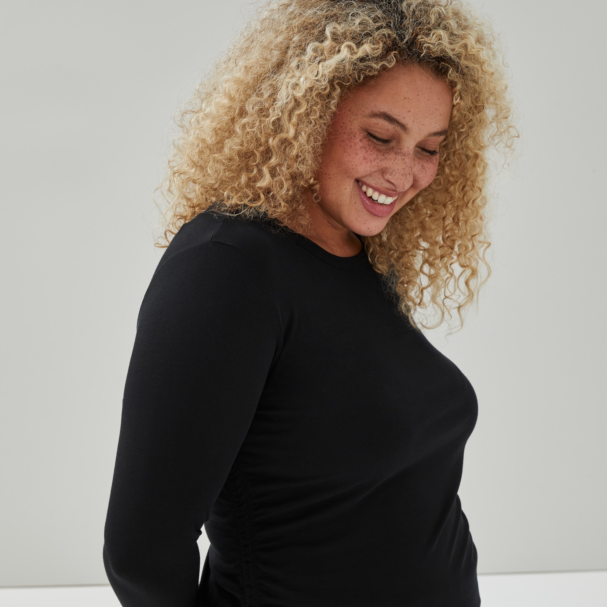 Women+ SoftWash Ribbed Long Sleeve