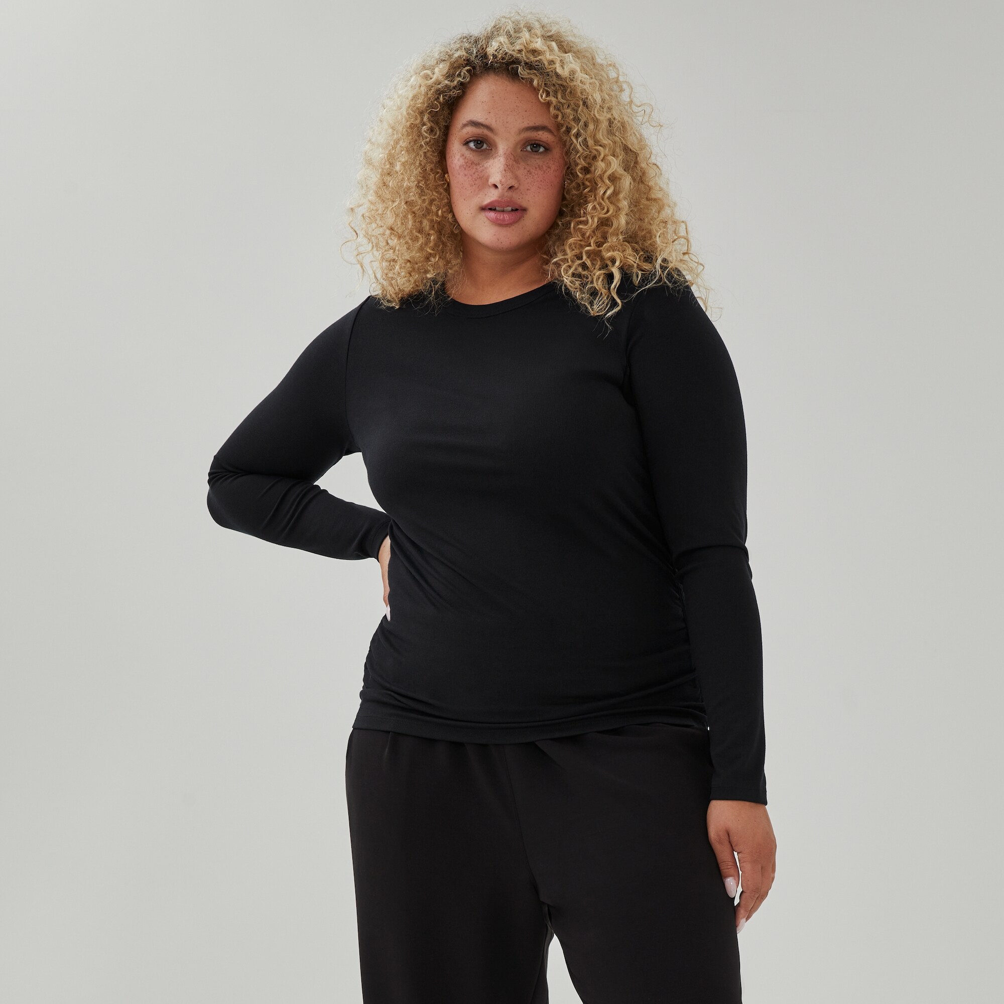 Women+ SoftWash Ribbed Long Sleeve