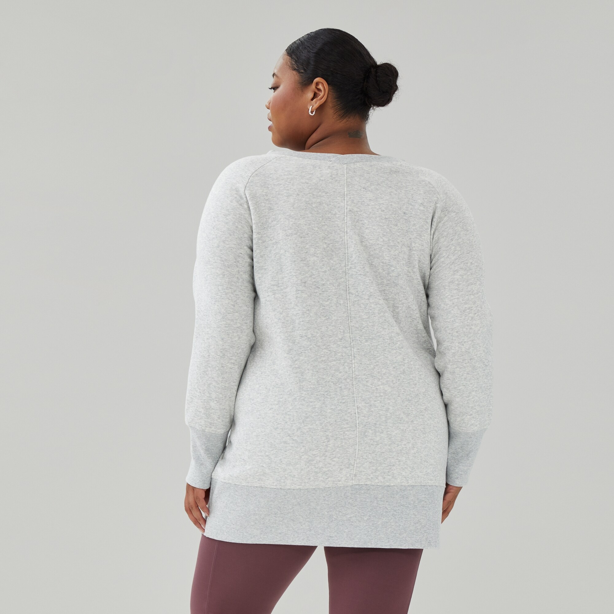 Women+ Active Fleece V-Neck Sweatshirt