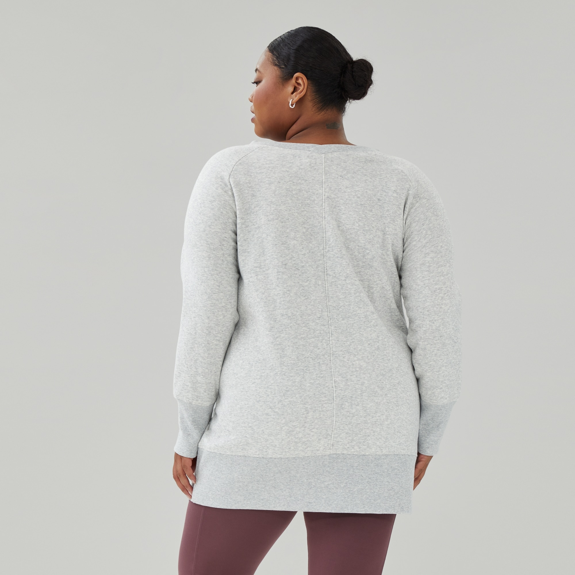 Women+ Active Fleece V-Neck Sweatshirt