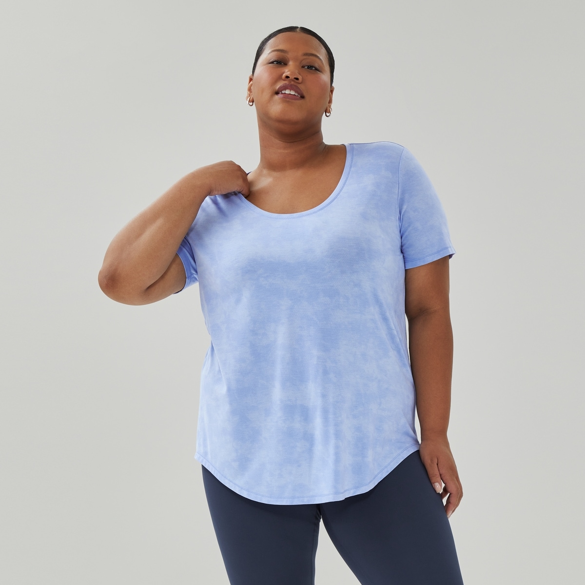 T-shirt sport  col rond Femmes+