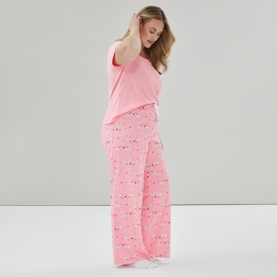 Pantalon de nuit imprimé Femmes+ - ROSES