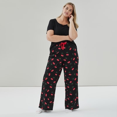 Pantalon de nuit imprimé Femmes+ - Onyx