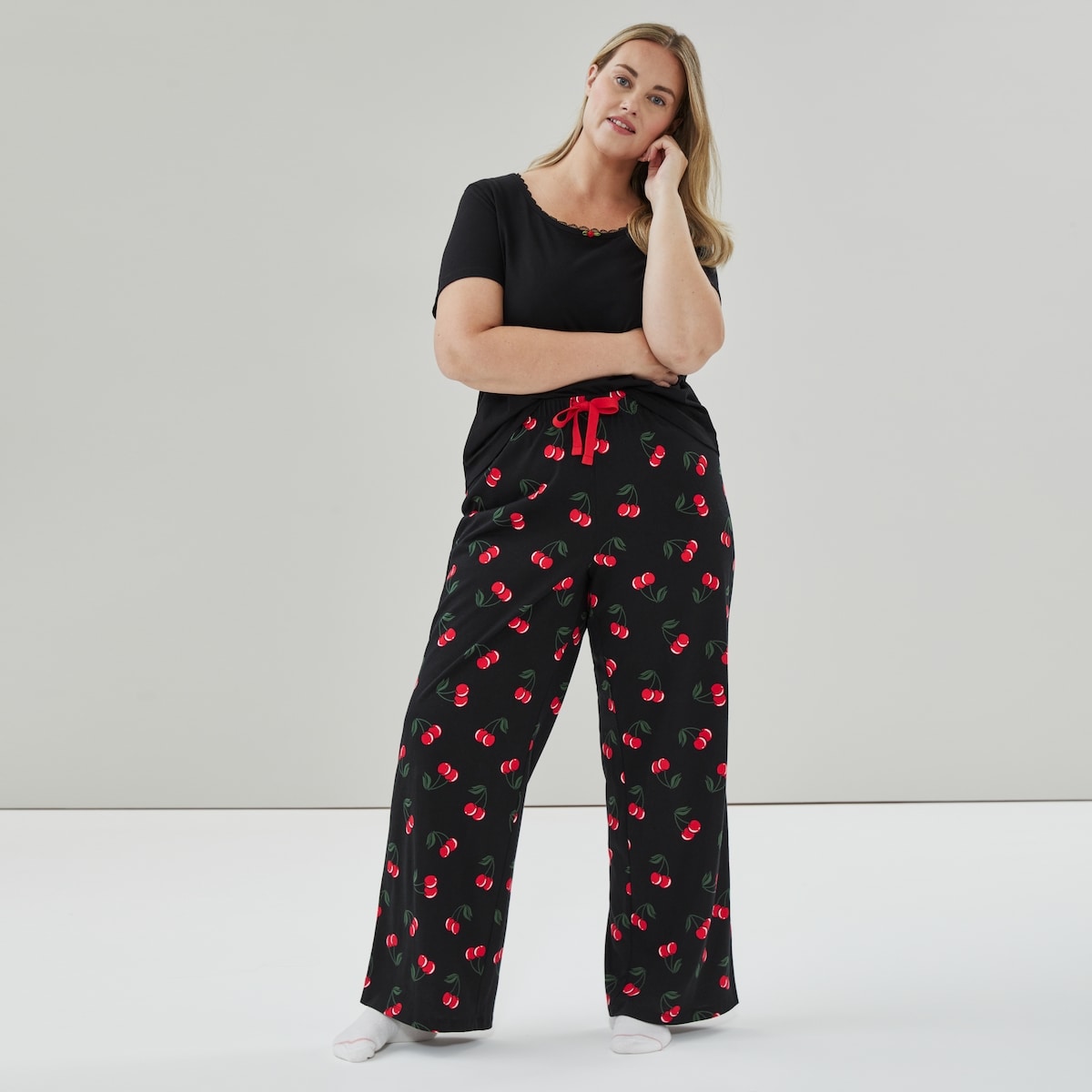 Women+ Printed Sleep Pant - Onyx