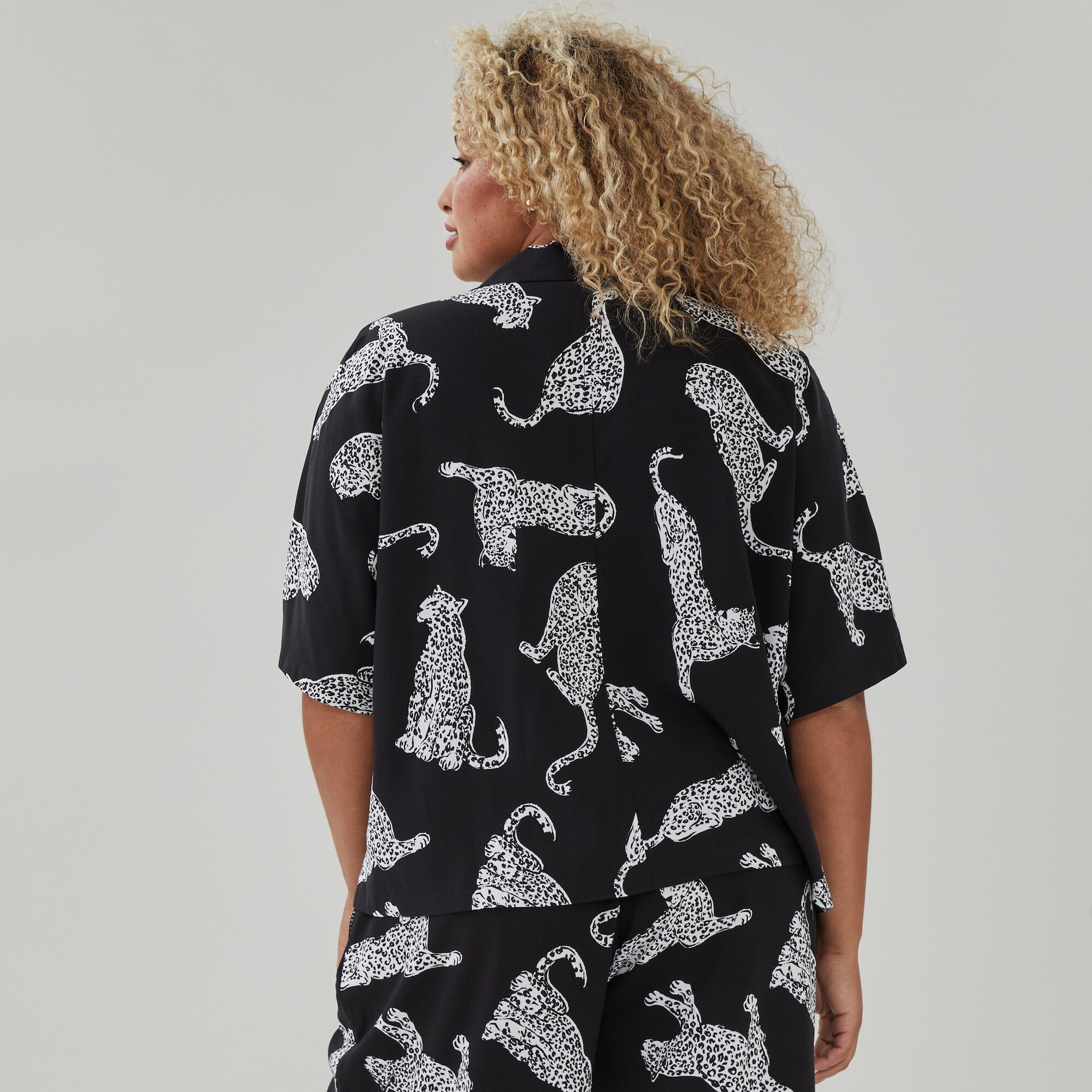 Women+ Printed Pajama Shirt