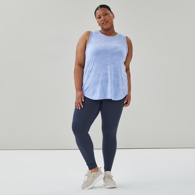Women+ Active Moisture-Wicking Muscle Tank - Blue