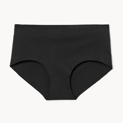 Women+ Cotton No Show Hipster - Black
