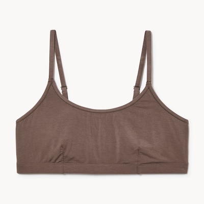 Bustier à encolure ronde en modal Femmes+ - Brun