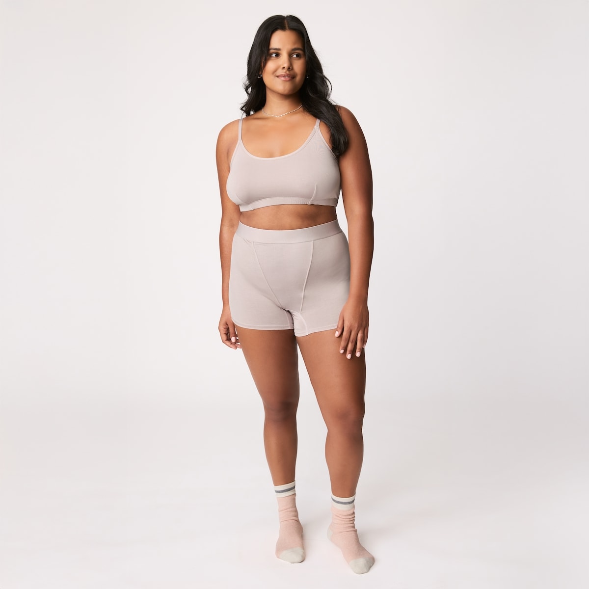 Women+ Modal Shortie - Lilac