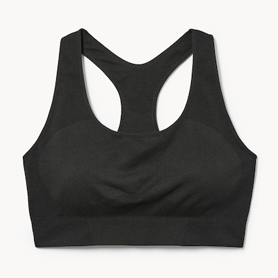 Women+ Seamless Sports Bra - Black