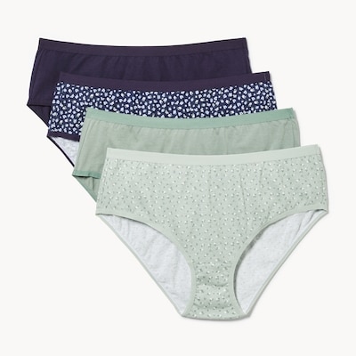 Joe Fresh Ens. de 4 culottes en coton biologique Femmes+ 1 ea, 16,00 $/1ch
