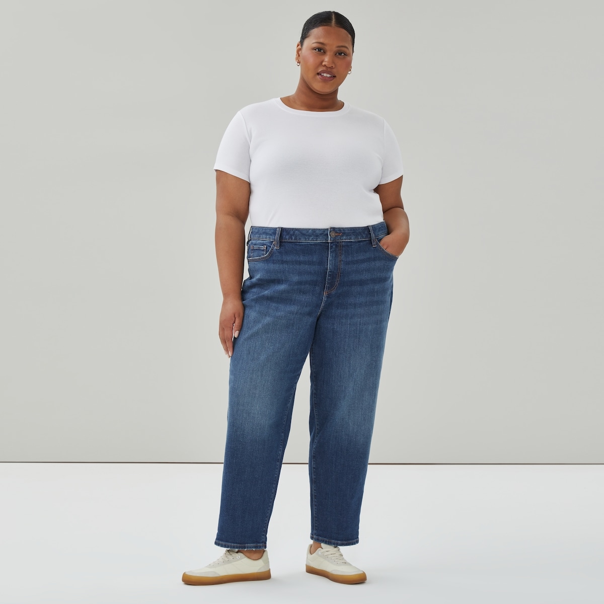 Women+ Relaxed Dark Wash Jean