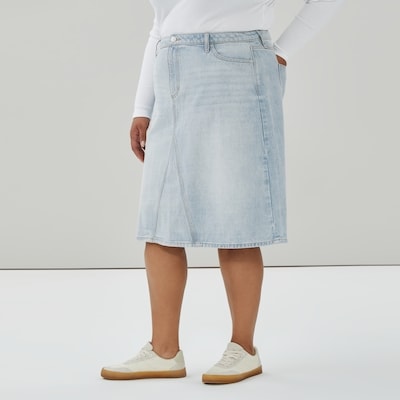 Joe Fresh Women+ Light Wash Denim Midi Skirt 1 ea, $45.00/1ea