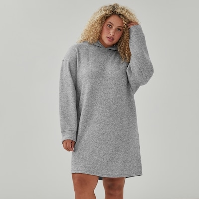 Robe mini à capuchon Femmes+ - Anthracite