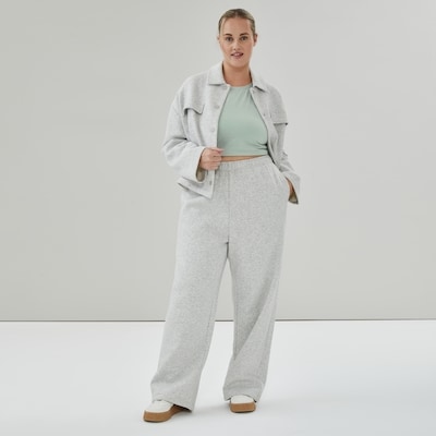 Women+ CozyFleece Straight Sweatpant - Grey Mix