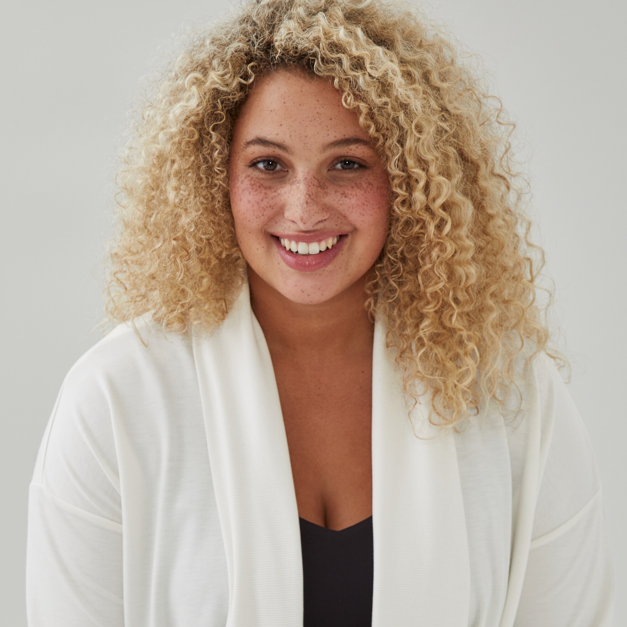 Cardigan sport en ratine bouclée Femmes+