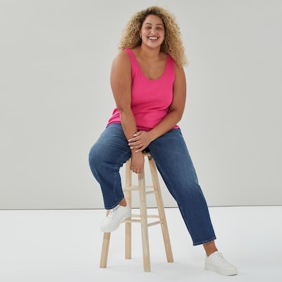 Joe Fresh Women+ Organic Cotton Essential Tank Top 1 ea, $16.00/1ea