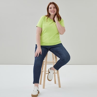 Women+ Essential Organic Cotton T-Shirt - Light Green